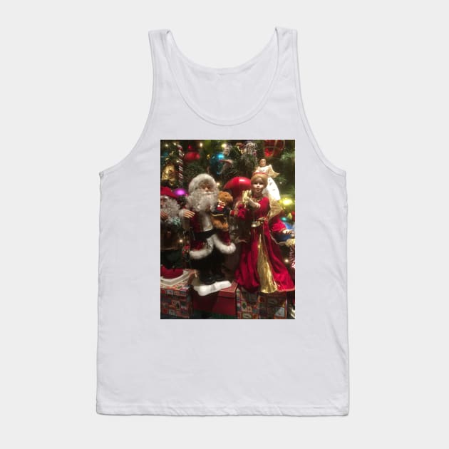 Santa Tank Top by Grafititee